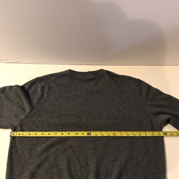 NWT Mantovani Studio 100% Italian Cashmere Gray Crew Neck Sweater Italy Size XL - Picture 8 of 9